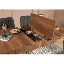 Ensemble Table + 2 Chaises + 1 Banc Vina 1053 beige/anthracite