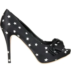 Escarpins Dolce & Gabbana étoilés noir/blanc - Talons 12 cm