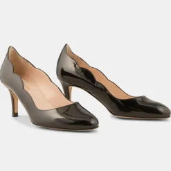 Escarpins en Cuir Elo noirs - Talon 6 cm