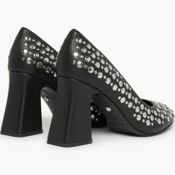 Escarpins en Cuir Honfleur noirs - Talon 8.5 cm