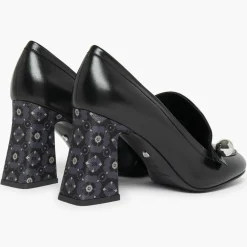 Escarpins en Cuir Honfleur noirs - Talon 8.5 cm