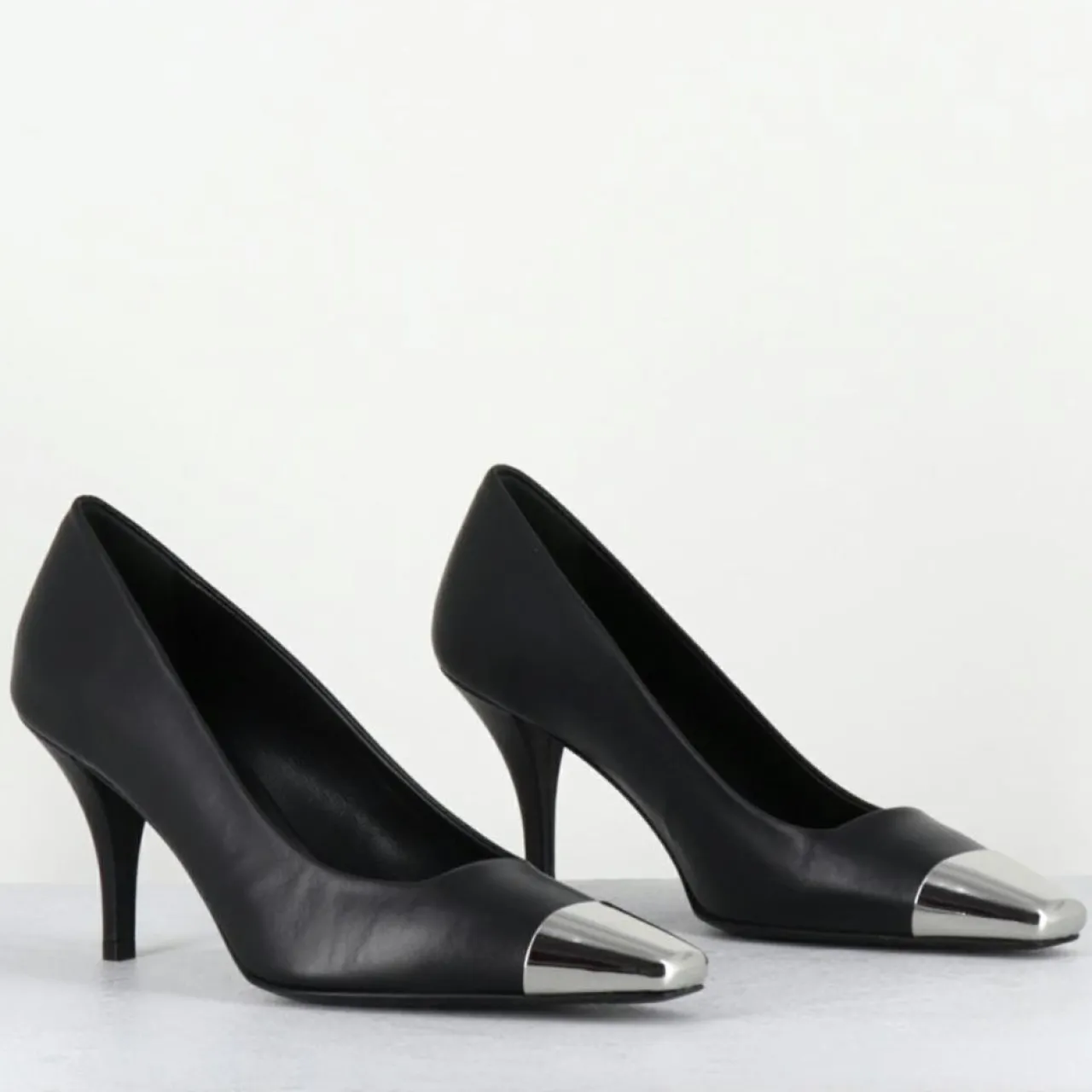 Escarpins en Cuir kecha noirs - Talon : 7.5cm