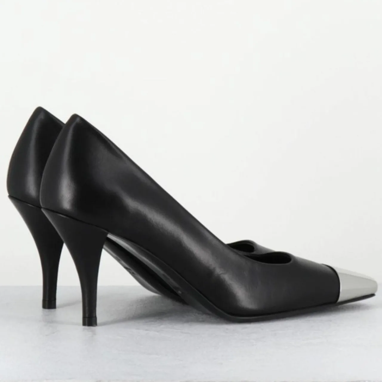 Escarpins en Cuir kecha noirs - Talon : 7.5cm