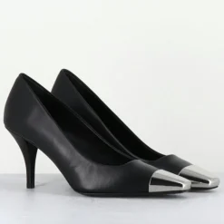 Escarpins en Cuir kecha noirs - Talon : 7.5cm