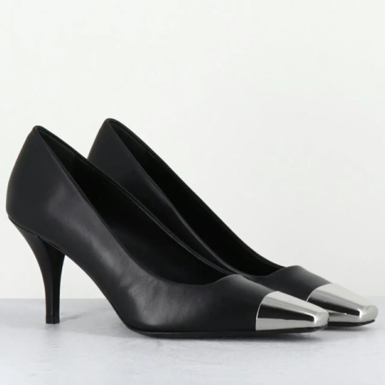 Escarpins en Cuir kecha noirs - Talon : 7.5cm