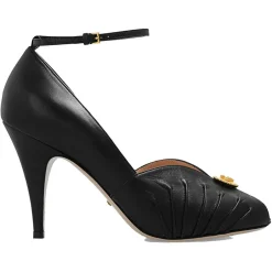 Escarpins en Cuir noirs - Talon 10 cm