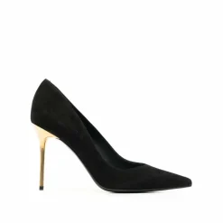 Escarpins en daim Balmain noirs