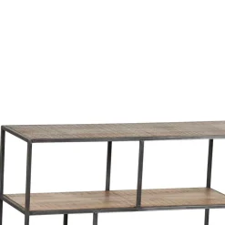 Etagere basse manguier stockholm naturel ciré - 140x35x60 cm