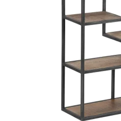 Etagere destructurée bois manguier stockholm naturel ciré - 77x22x79 cm