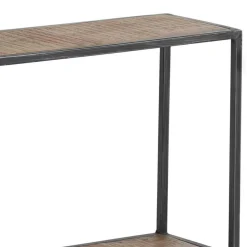 Etagere destructurée bois manguier stockholm naturel ciré - 77x22x79 cm