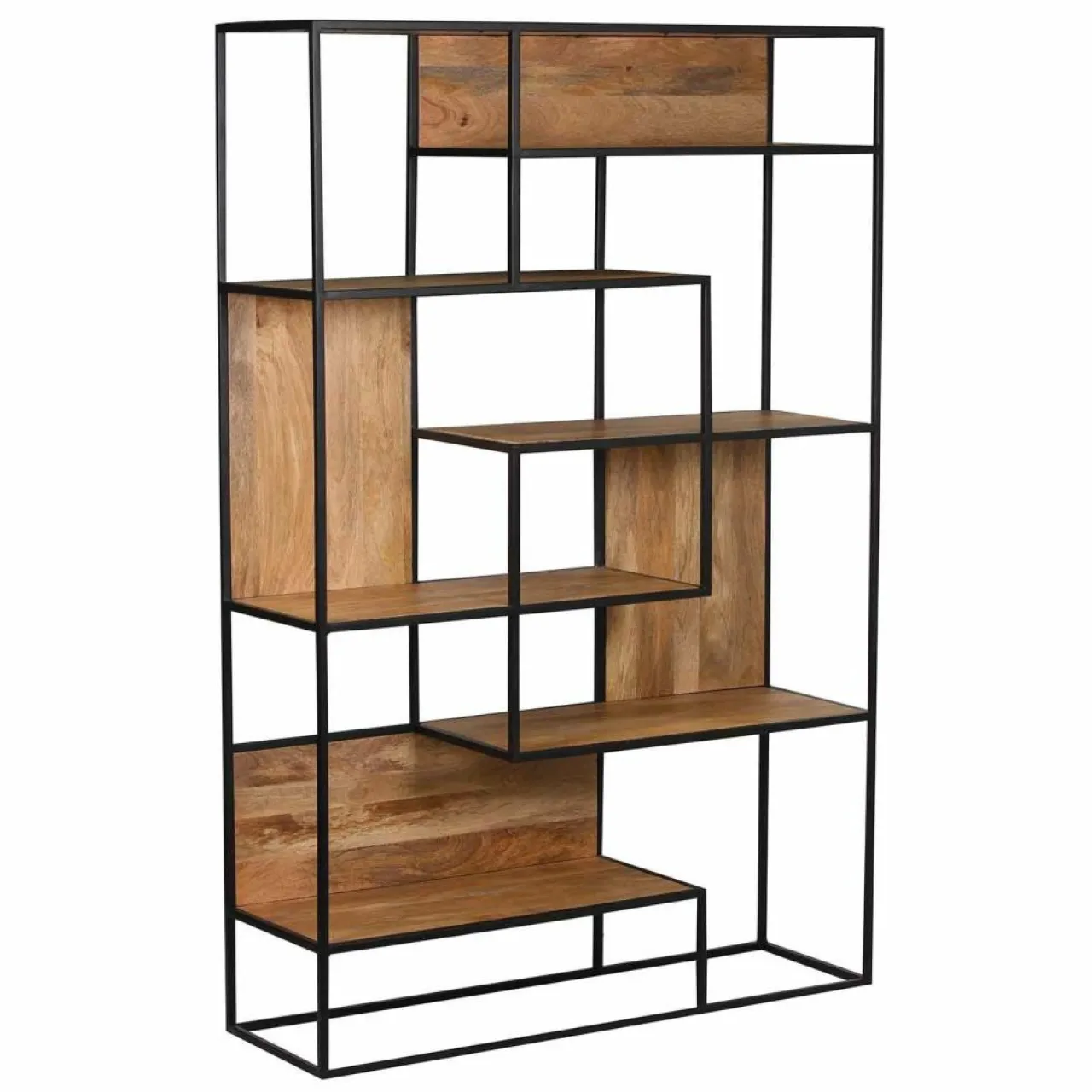Etagère de bibliothèque design Mango Stockholm Marron - 115x35x174 cm
