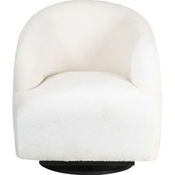 Fauteuil pivotant gubi blanc - 74x74x79 cm