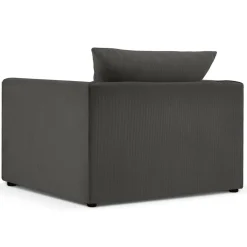 Fauteuil Quince gris foncé - 97x92x80 cm