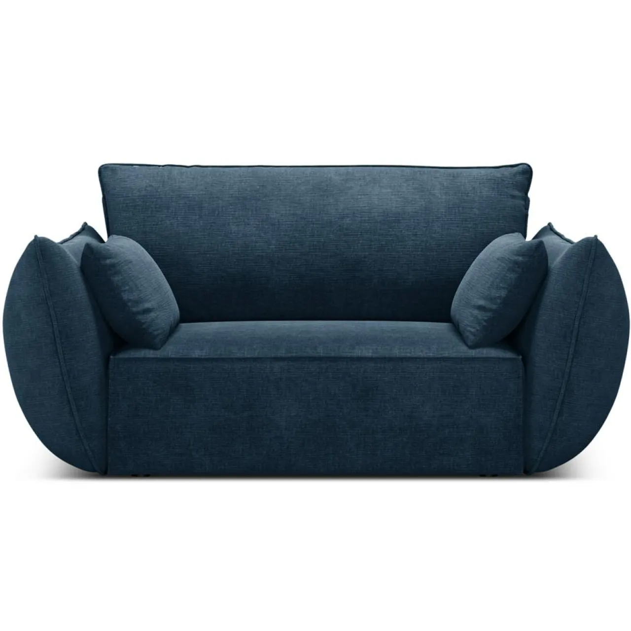 Fauteuil Vanda bleu roi - 128x100x85 cm