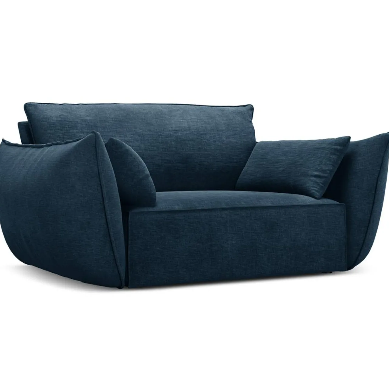 Fauteuil Vanda bleu roi - 128x100x85 cm