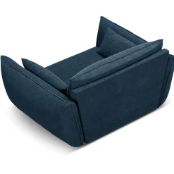 Fauteuil Vanda bleu roi - 128x100x85 cm