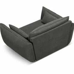 Fauteuil Vanda gris - 128x100x85 cm