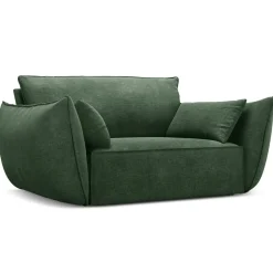 Fauteuil Vanda vert bouteille - 128x100x85 cm