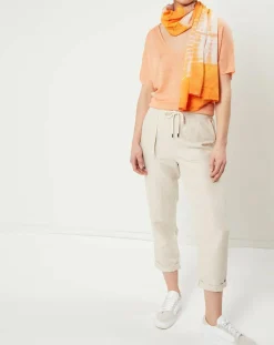 Foulard Livia tie and dye orange - 184x74 cm