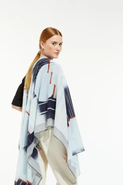 Foulard Soleil Marine 100 X 190Cm