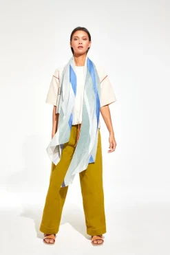 Foulard Spectre Vert 100 X 190Cm