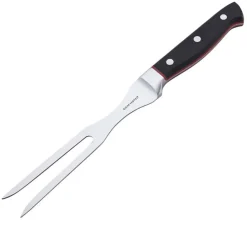 Fourchette à viande Hiro noir/rouge - 30.5 cm