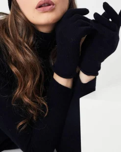 Gants 100% Cachemire Garance noirs