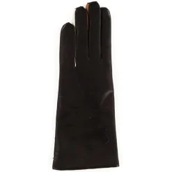 Gants en Cuir d'Agneau doublure Laine Heritage Valois bruns