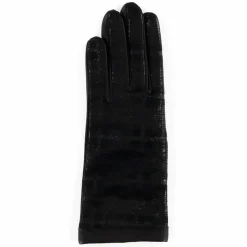 Gants en Cuir d'Agneau doublure Laine Ariana noirs
