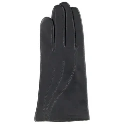 Gants en Cuir d'Agneau doublure Laine Waves fer