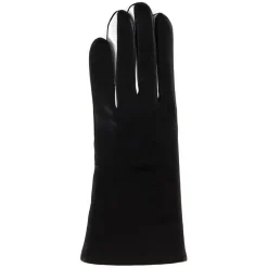 Gants en Cuir d'Agneau doublure Laine Heritage Valois noirs