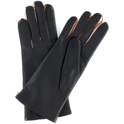 Gants en Cuir d'Agneau doublure Laine Heritage Valois gris foncé