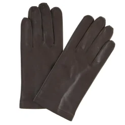 Gants en Cuir d'Agneau non doublés marron