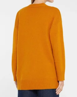 Gilet 100% Cachemire Dira orange