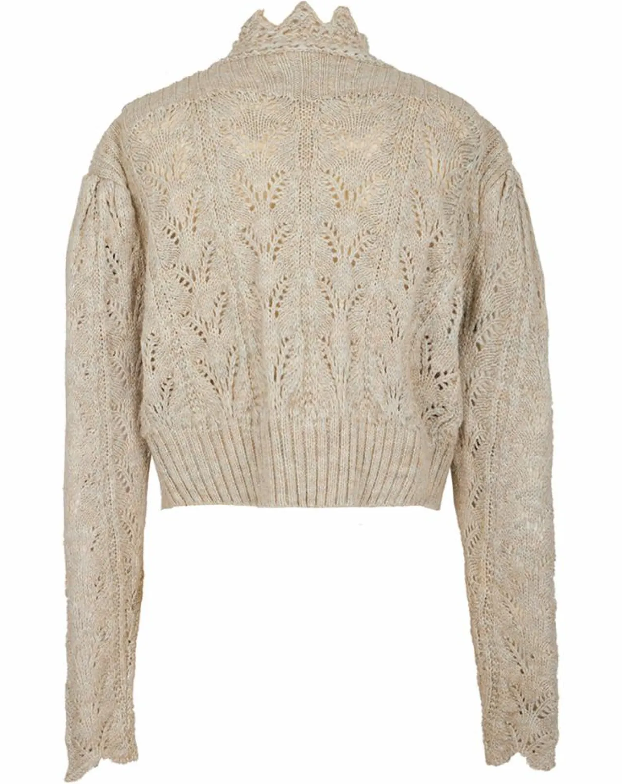 Gilet ajouré Vintage beige