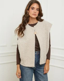 Gilet Alice beige