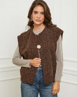 Gilet Alice choco