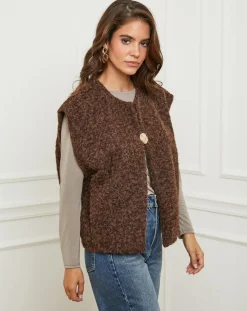 Gilet Alice choco