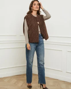 Gilet Alice choco