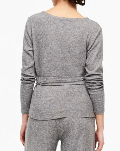 Gilet cache-coeur Kai gris chiné