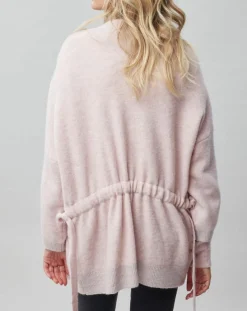 Gilet ceinturé Ciara rose