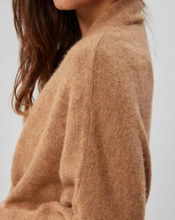 Gilet ceinturé Ciara santal