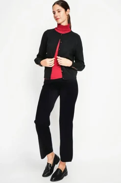 Gilet col ras du cou noir