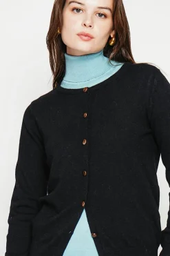 Gilet col ras du cou noir