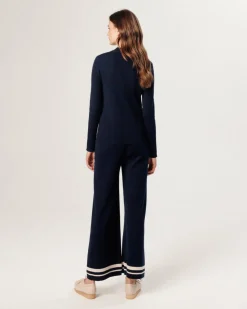 Gilet Denitsa zippé bleu nuit