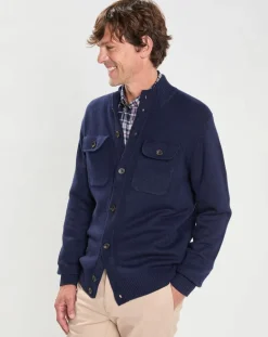 Gilet en Laine & Cachemire bleu marine