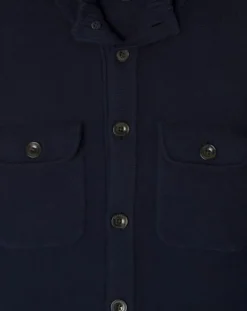 Gilet en Laine & Cachemire bleu marine