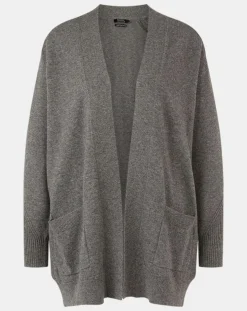 Gilet en Laine & Cachemire Susan gris foncé