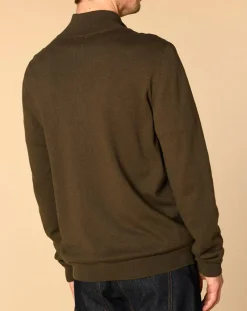 Gilet en Laine mélangée Adel kaki