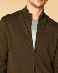 Gilet en Laine mélangée Adel kaki